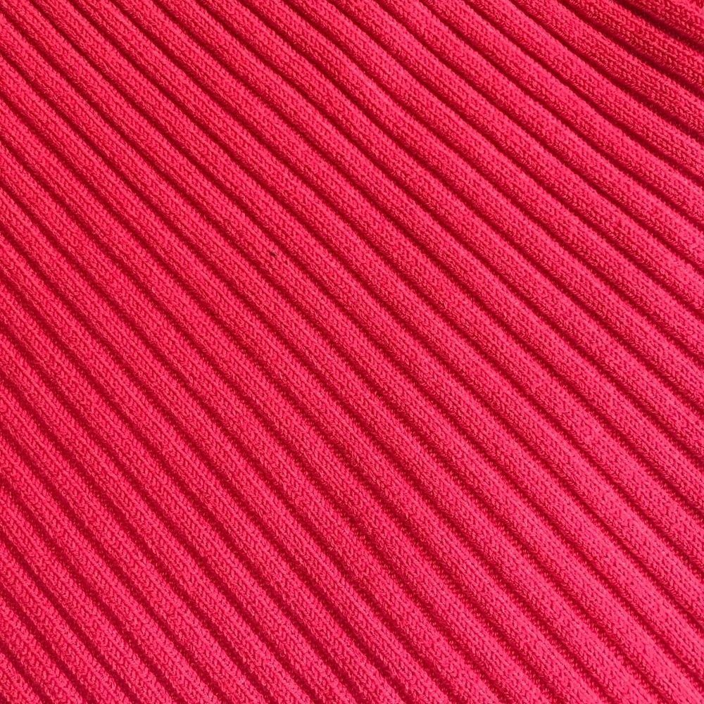Rachel Rachel Roy Red Ribbed Crop Sleeveless Top Large - Picture 7 of 9
